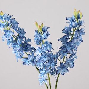 Cymbidium Hybrid Orchidee, Real Touch Blütenblätter, Künstliche Blume Handwerk, Haus Blumendekor, Hochzeit Party Blüte Herzstück, Für Kranz Bouquet