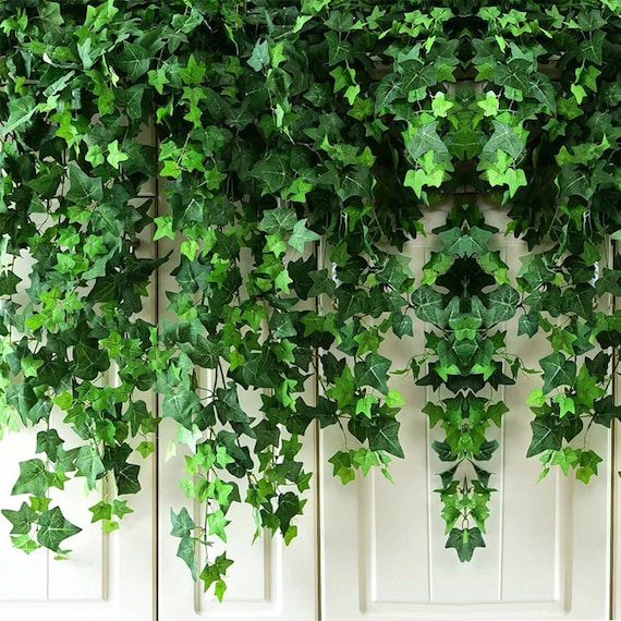 Artificial Long Ivy Fake Vine With Rich Foliage Home Green Leaf Floral  Decoration Garden Plant Arrangement Wedding Party Arch DIY Material 