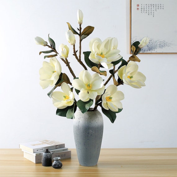 Acquista Simulazione di fiori di magnolia fiori artificiali per la decorazione domestica di nozze Fiori finti in Italia a partire da 6.09