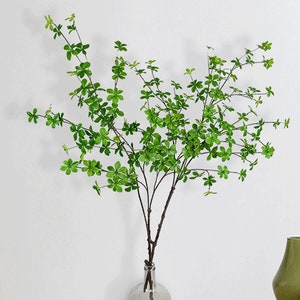 Artificial Pieris Japonica Long Branch, Realistic Greenery with Foliage, Quality Plant Decor, Home Floral Arrangement, Indoor Spray Craft