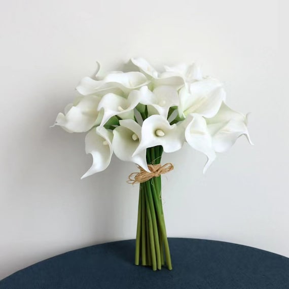 Ramo de lirio de calla artificial paquete de flores pequeñas - Etsy España