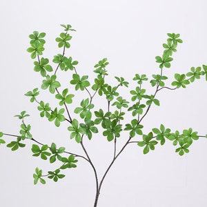 Pieris Japonica Branch, Rustic Small Tree with Leaves, Artificial Flowers, Home Plant Decor, Wedding Party Floral Arrangement Centerpiece