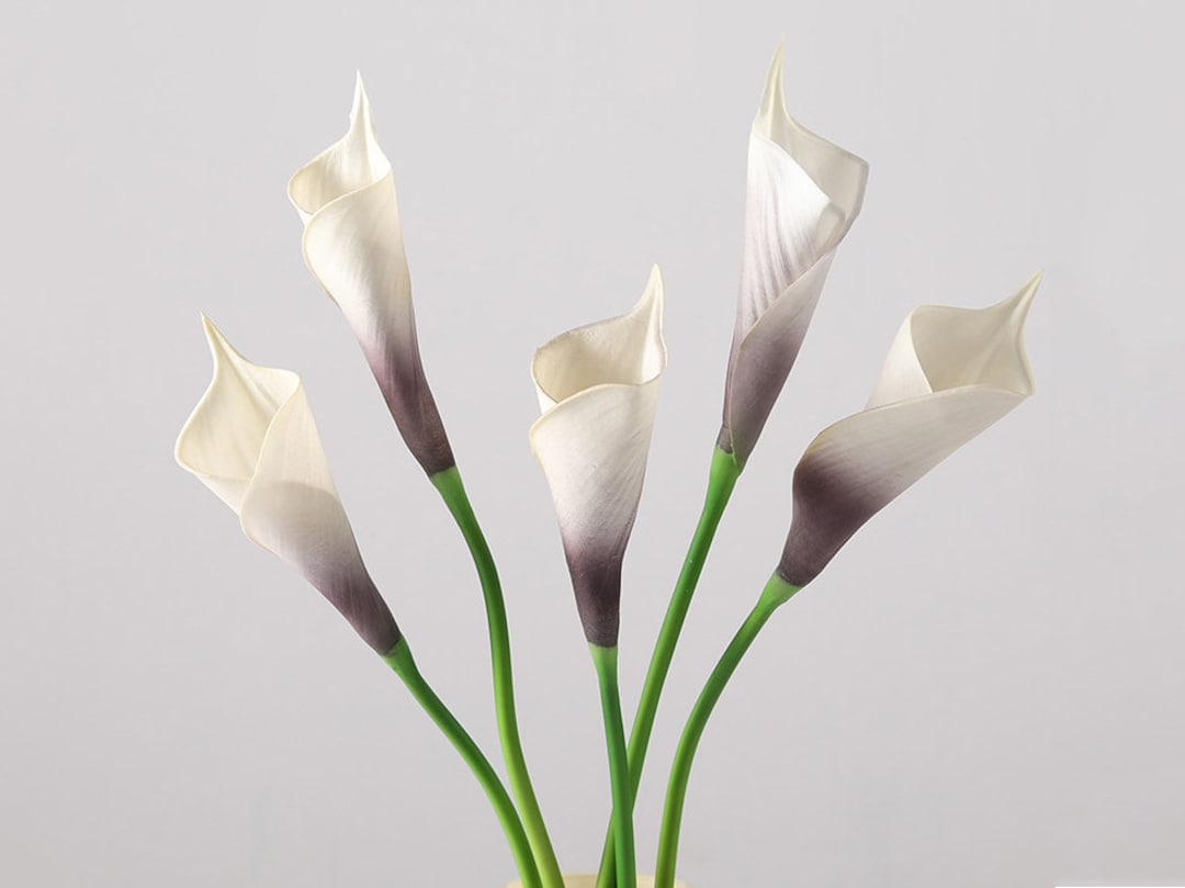 Artificial Calla Lily Stem, Fake Flower Craft, Tropical Bloom Ornament, Home Floral Decor