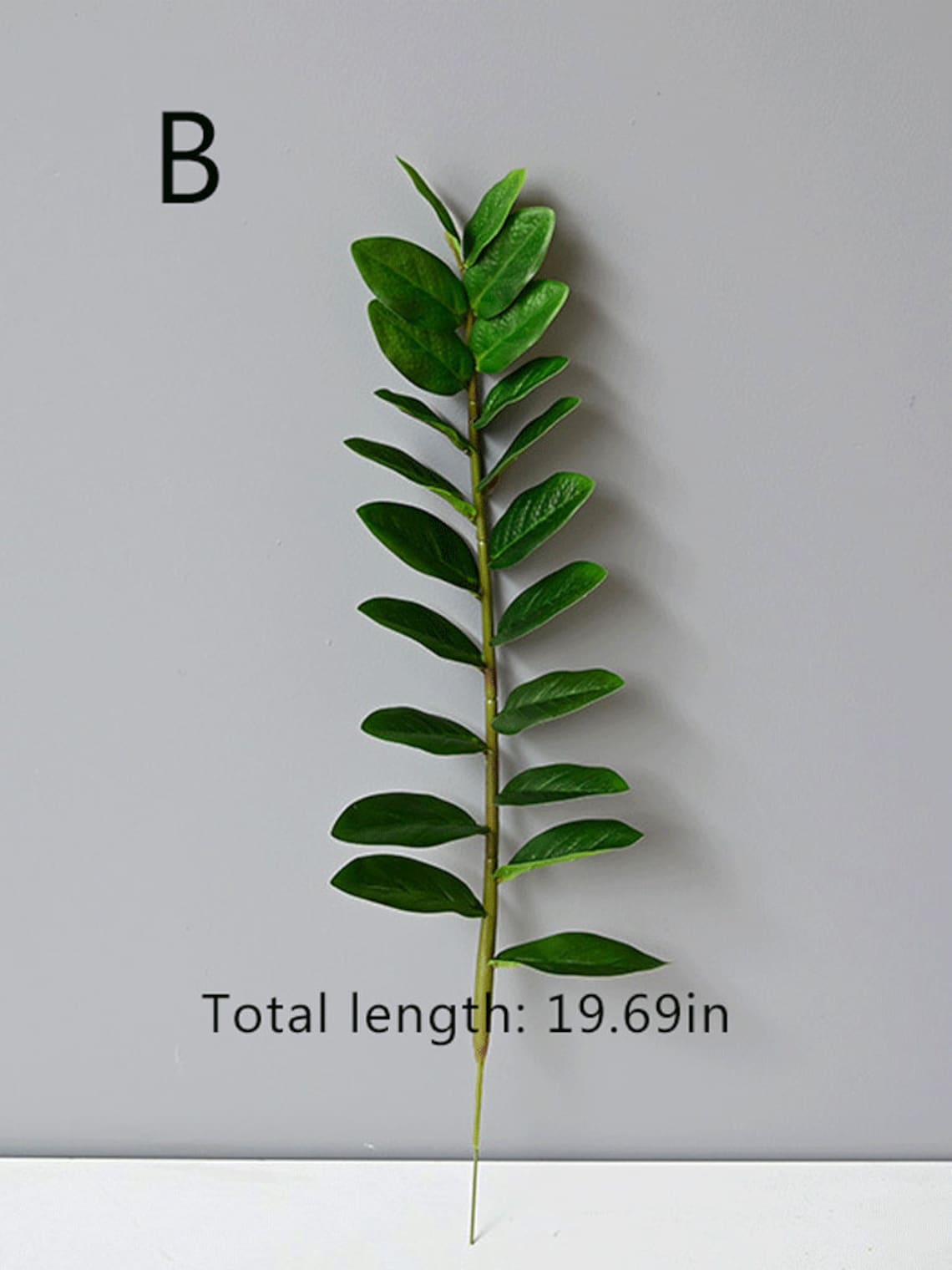 Artificial ZZ Plant Foliage Stem Fake Zamioculcas Zamiifolia Etsy