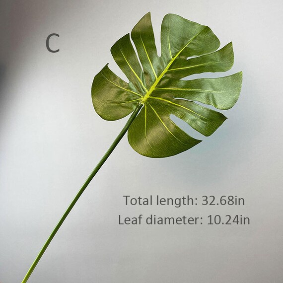 Knstliches Monstera Deliciosa Blatt, Kunst Schweizer Ksepflanze,  Exotischer tropischer Grnlaub Stiel, Home Floral Material, Party Pflanzen  handwerk - Etsy sterreich