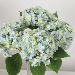 Hydrangea Stem with Buds, Artificial Flowers, Home Floral Decor, Wedding Party Flower Arrangement, Table Centerpiece, for Bridal Bouquet,