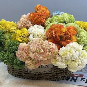 Artificial Cauliflower Stem, Faux Small Fruit Branch, Living Room Floral Arrangement, Rustic Wildflower Decoration, Bouquet Material Filler