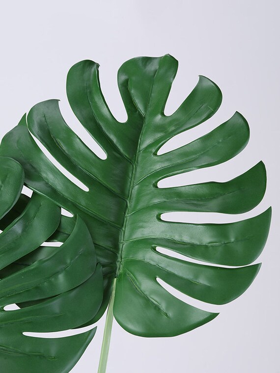 Fake Monstera Deliciosa Leaves, Swiss Cheese Plant Foliage, Artificial  Flower Craft, Home Greenery Decor, Wedding Arrangement Centerpiece - Etsy