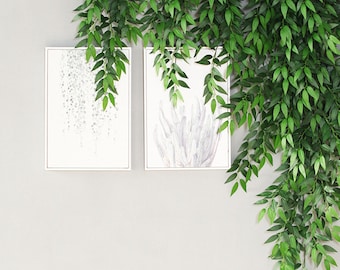 Cinnamon Leaf Branch, Artificial Greenery Cane, Wall Hanging Curtain Plant Stem, Rich Foliage Decoration, Wedding Party Arrangement Material