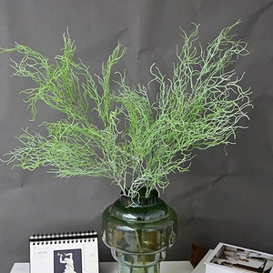Artificial Juncus Effusus Stem, Fake Twister Plant, Home Greenery Decor, Living Room Floral, Wedding Arrangement, for Wreath Garland Arch