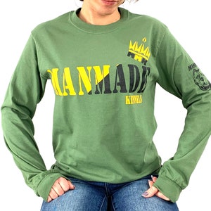 ManMade Kennels Military Green Langarm Hoodie