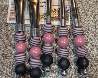 Beautifully beaded brushes!