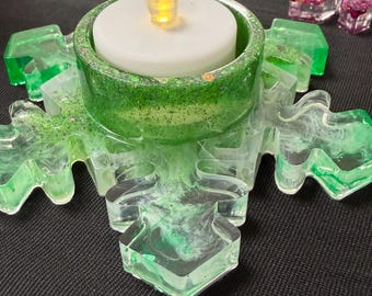 Snowflake Votive Candle Holder