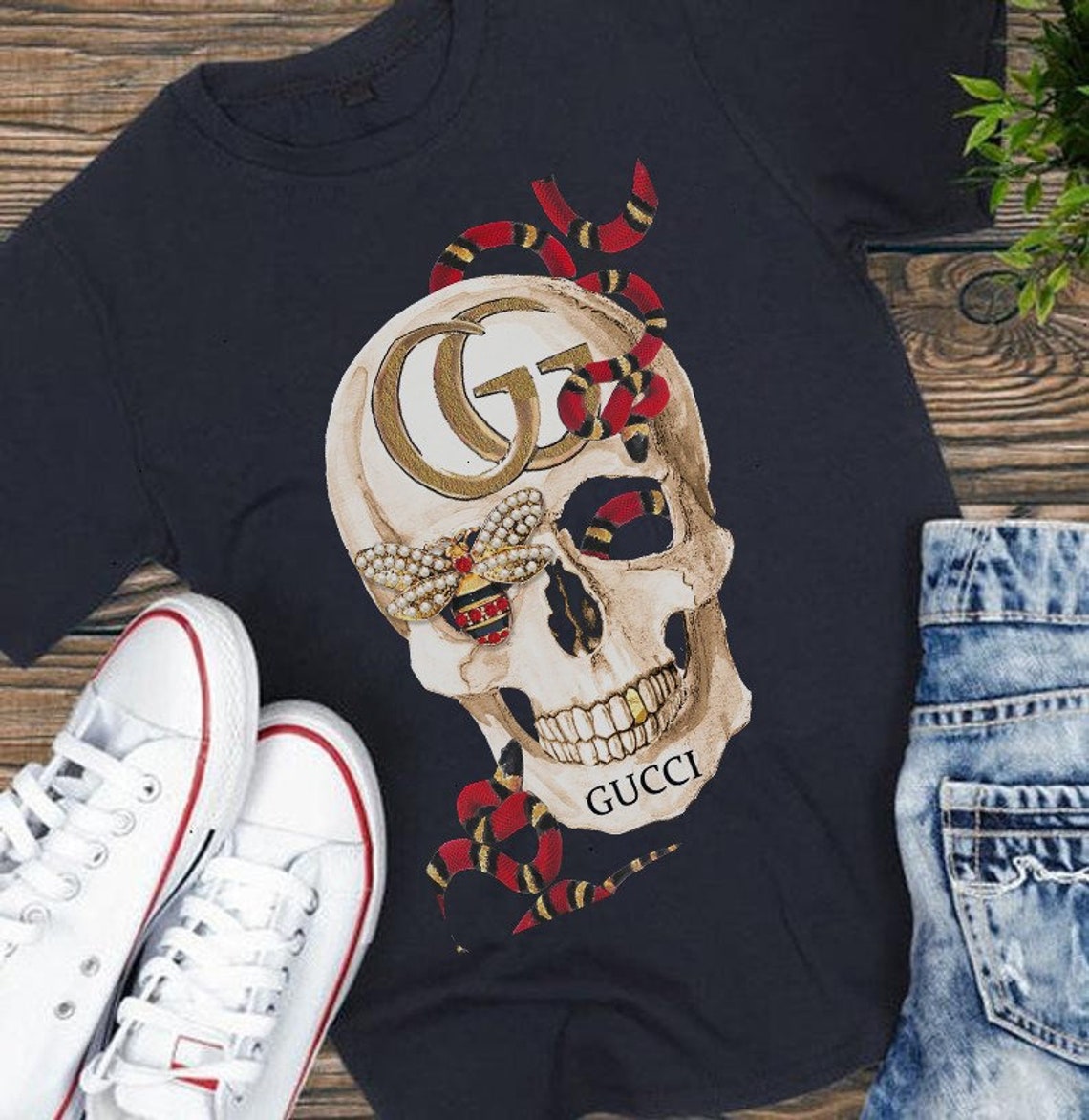 Style Skull High Quality Luxury Brand Clothing Logo 2021 Gift Etsy