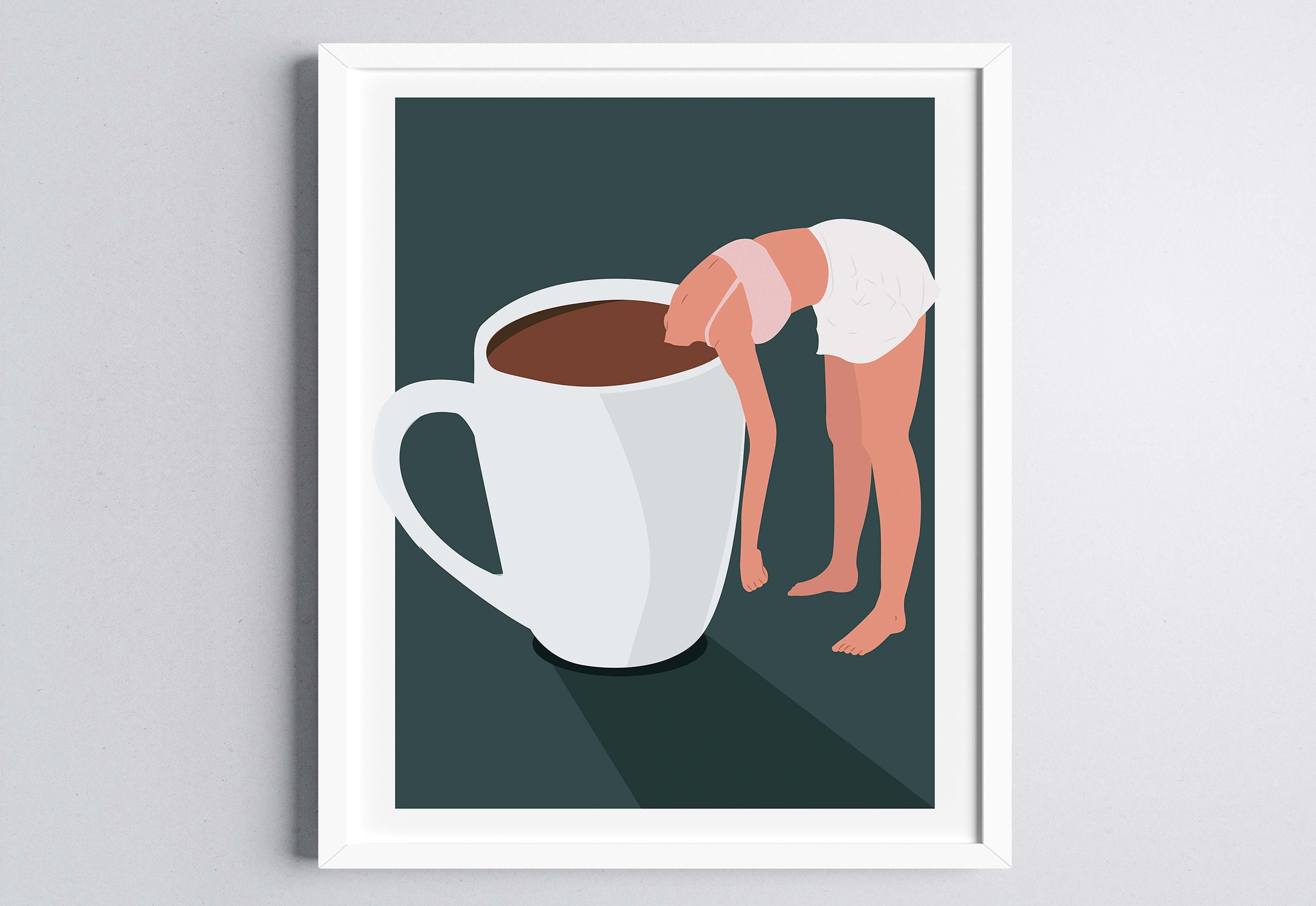 Coffee Lover Art Print Instant Download Print Etsy