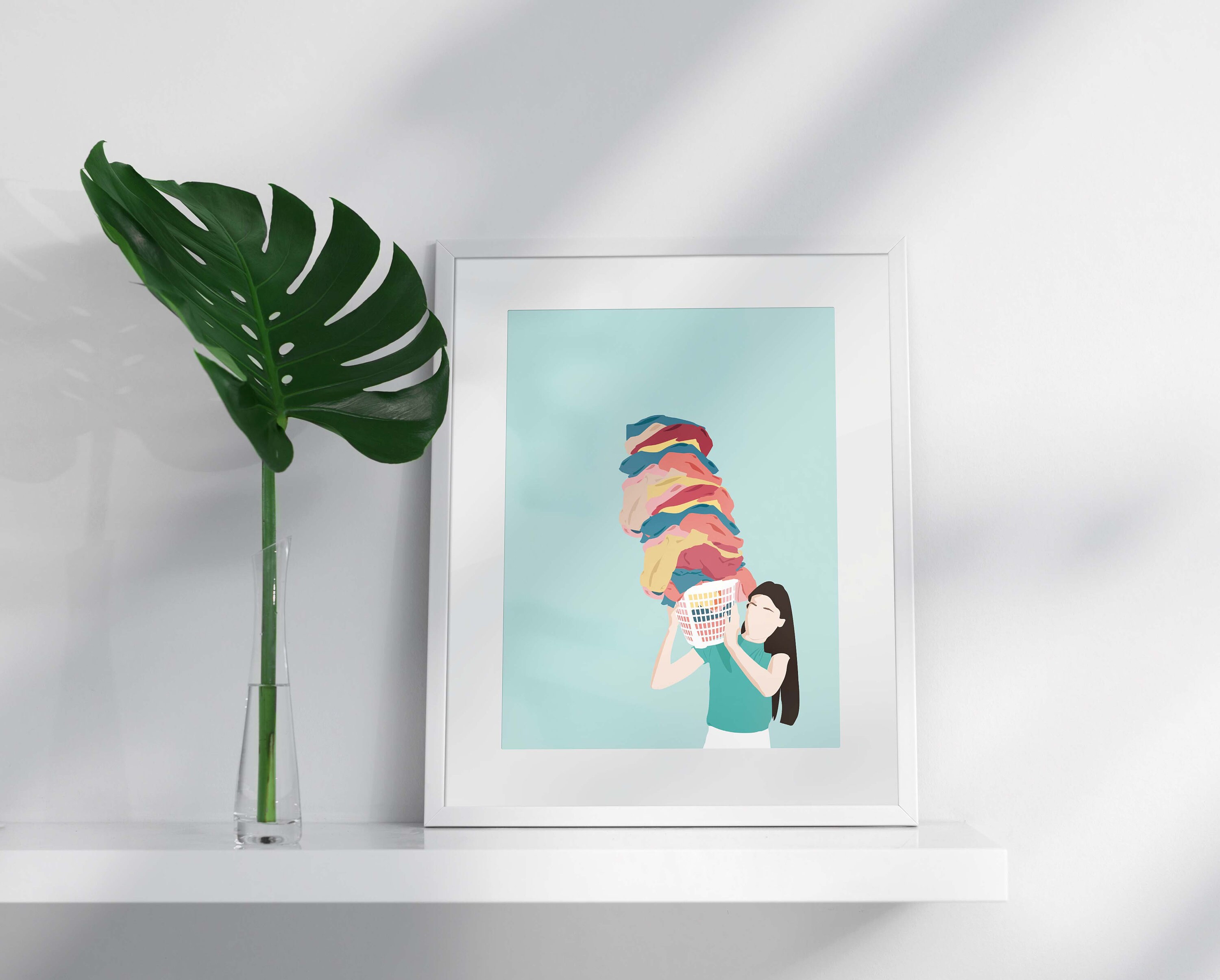 Lavandería Sala de Arte de la Pared Sala de Lavandería Print | Etsy