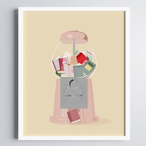 Book Lover Art Print Bundle Set of 5 Art Prints Digital Download ...