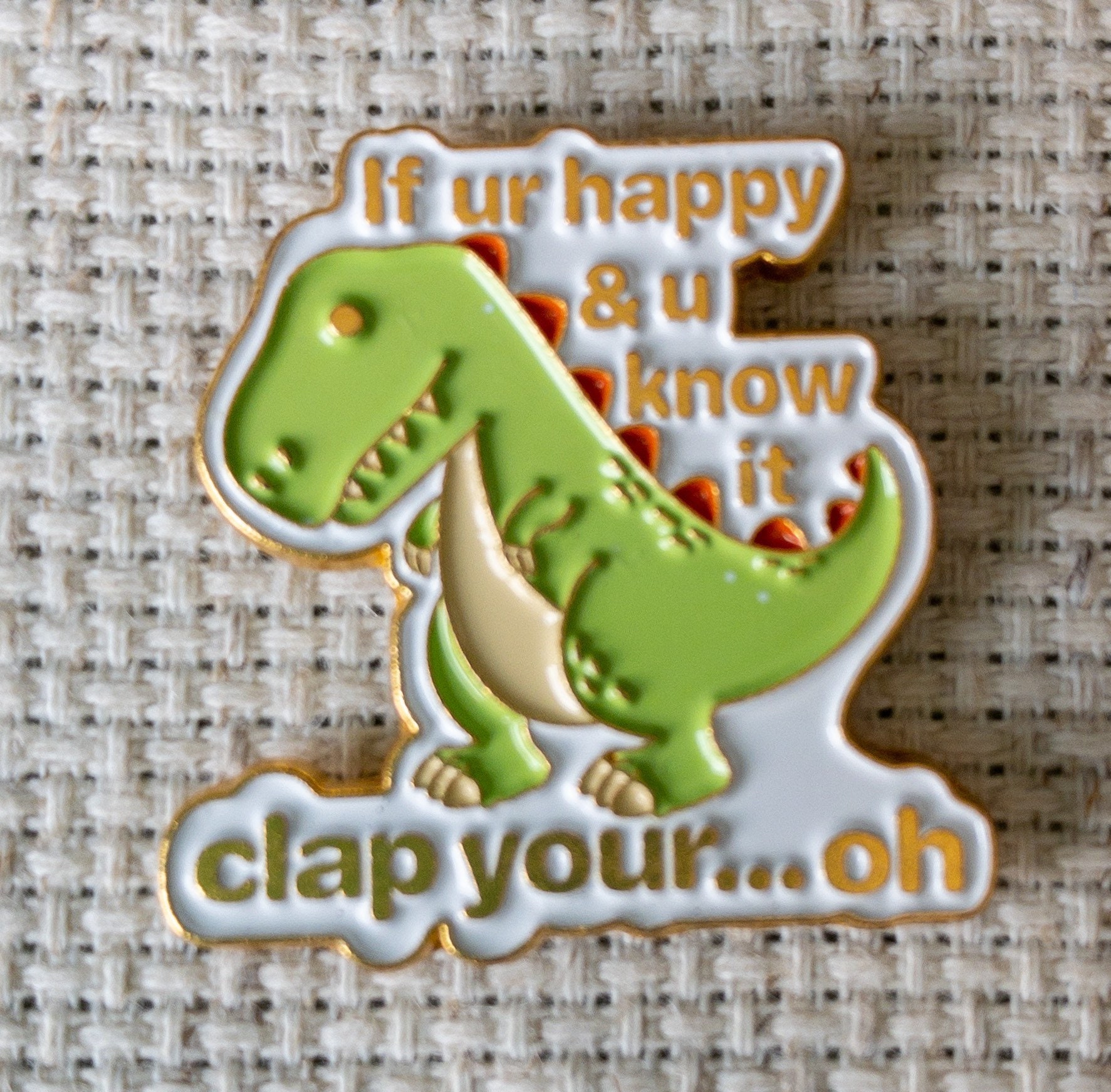 Notions Quilting Power Ranger Morpher Red Dino T-Rex Enamel Brooch ...