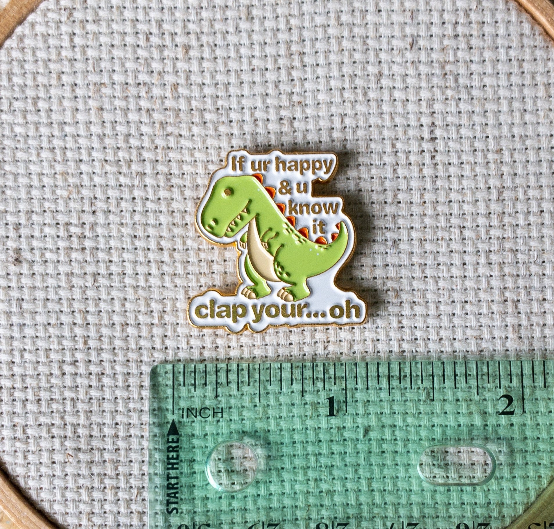 Notions Quilting Power Ranger Morpher Red Dino T-Rex Enamel Brooch ...
