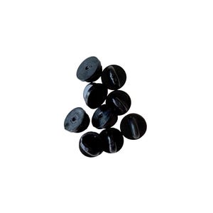Rubber Pin Backs – Choose Your Quantity - Black Rubber Pin Backs, Lapel Pin Backs Clasps, Brooch Clutches, Pin Backer
