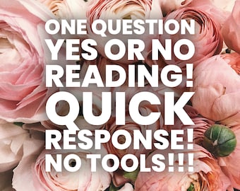 Quick YES or NO reading!!!