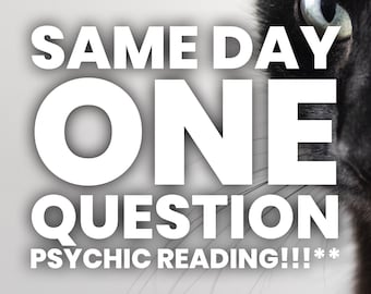 Same day psychic reading!