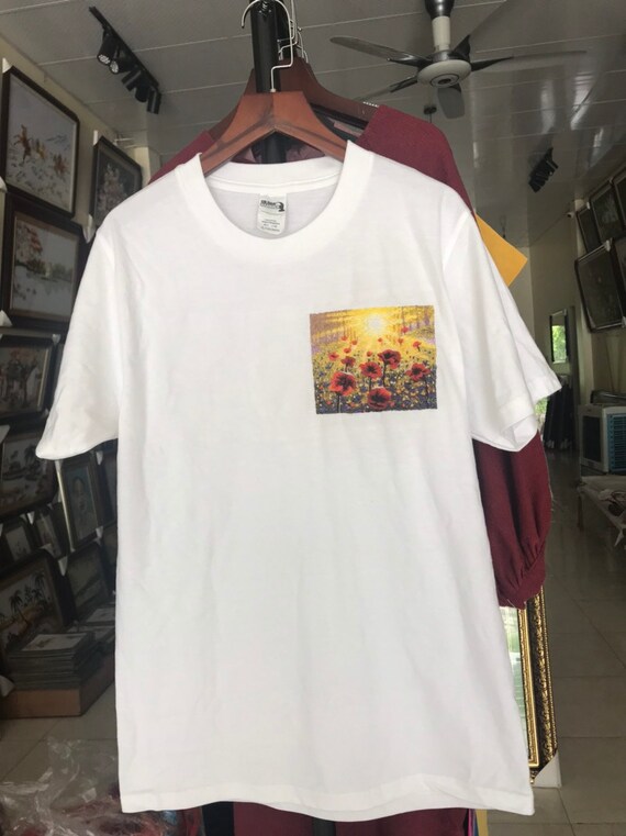 Custom Embroidered T-shirt Custom 