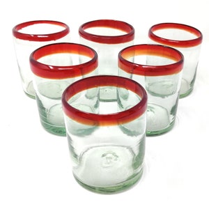 Hand Blown Beer Glass Set - Modern Drinking Glasses