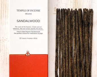 Temple of Incense - Sandalwood - 20 stick pack