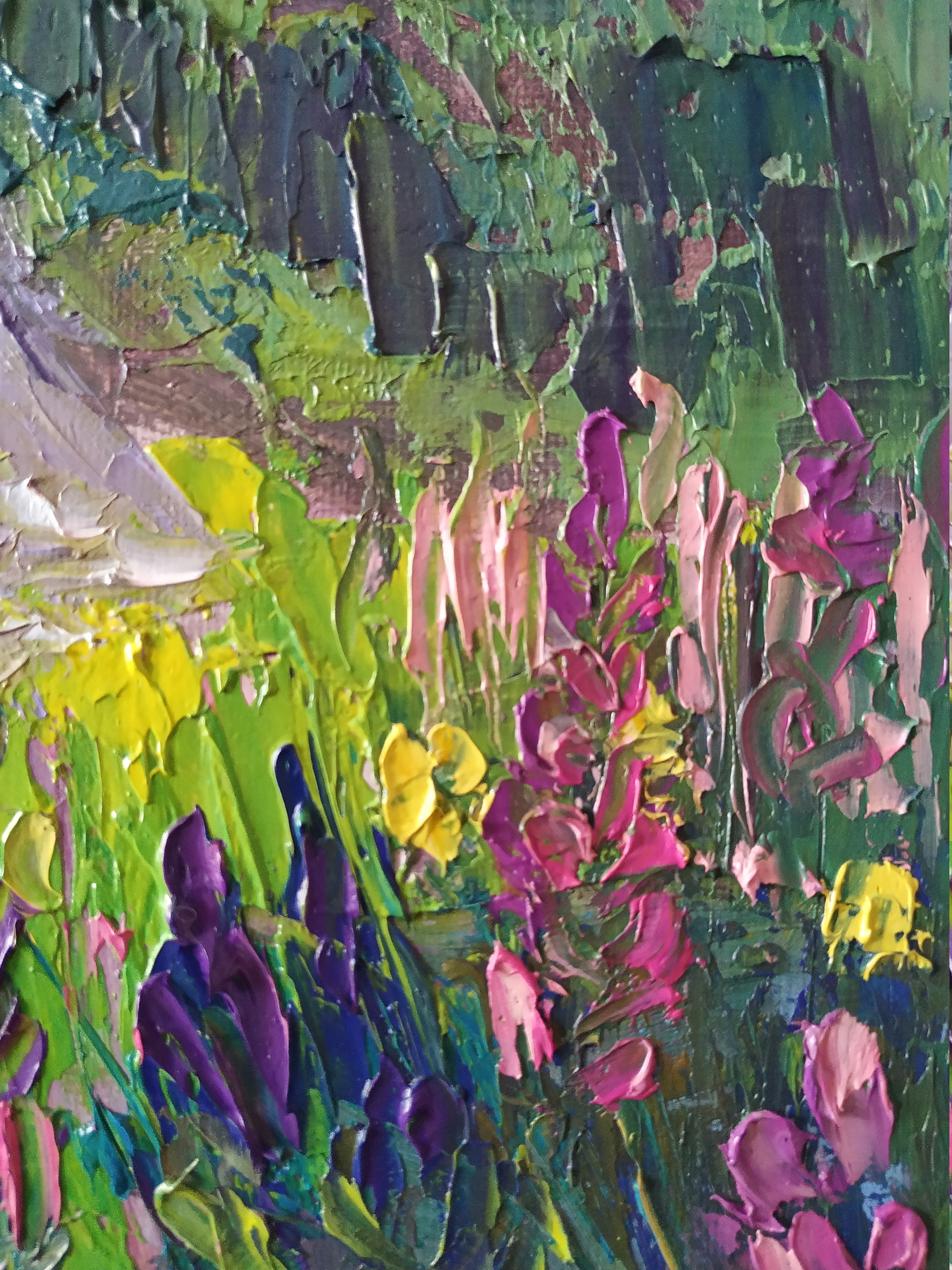 Landscape Painting Original Art Impasto Landscape Oil Painting Etsy