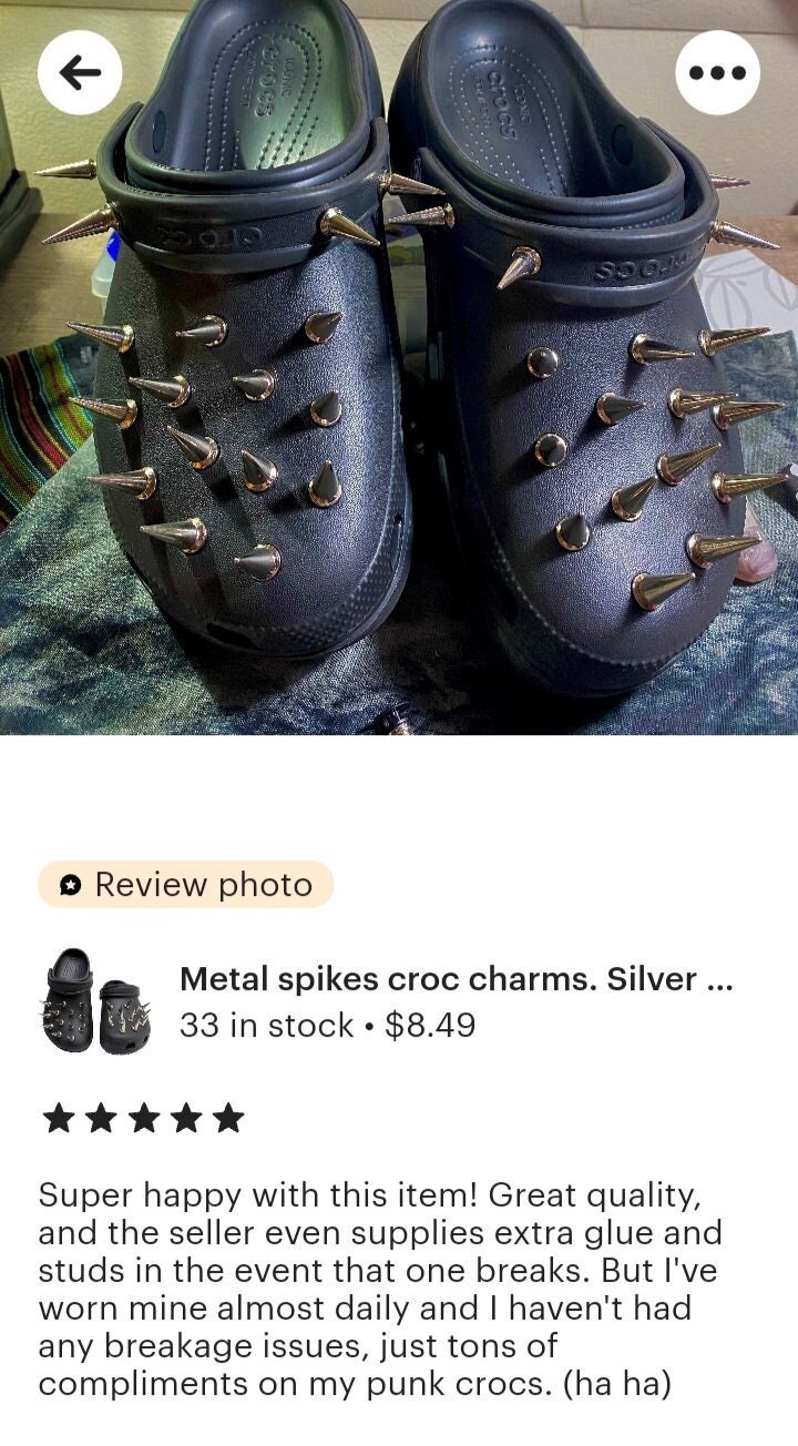 Buy Goth Croc Charms 27PCS Metal Croc Charms Goth Spike Croc Charms for  Croc Clogs Sandals Bracelet Wristband Punk Spike Croc Charms Emo Croc  Charms Gothic Croc Charms for Girls Boys Teens