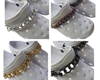 Croc Chains, Beaded Chains, Pearl Croc Chain, Croc Jewelry for Teens, Shoe  Chains, Croc Bling, Red Croc Bows, Pearl Strap for Crocs 