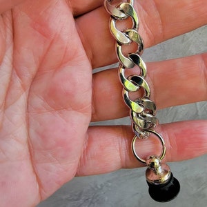 Silver shoe chain. Goth Punk Grunge Spike Shoe Charms Set with Chain metal 2 pcs. Spikes shoe charms set Gothic Style Shoe Chains metallic