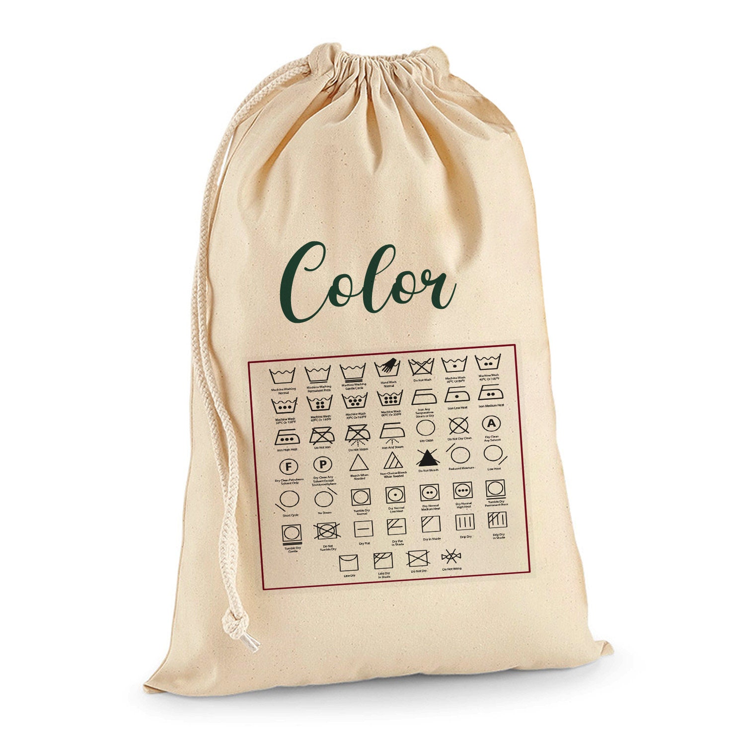 Custom Made Laundry Bag 100 Cotton Extralarge Heavy Duty Cloth Bag in