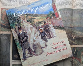 Lasting Impressions Vintage Art Book 1992 First Edition Art History Impressionism