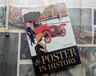 The Poster in History 1974 Vintage Art Book Graphic Design History