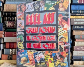 Vintage Movie Poster Art Book: Golden Age of Silver Screen (First Edition)