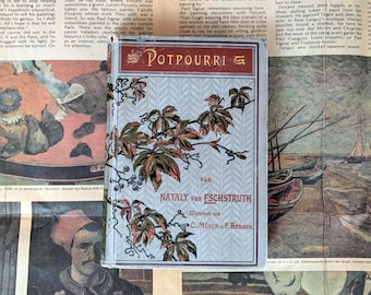 Potpourri by Nataly von Eschstruth Antique German Book 1800s - Early 1900s Vintage Literary Collectible