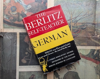 The Berlitz Self-Teacher German 1950 Robert Strumpen-Darrie & Charles F. Berlitz Vintage Language Book