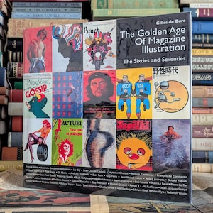 Vintage Magazine Illustration Art Book: 1960s-70s