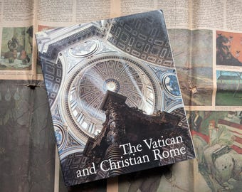 Vatican and Christian Rome 1970 Vintage Art Book Vatican City Guide Christian Art & Architecture