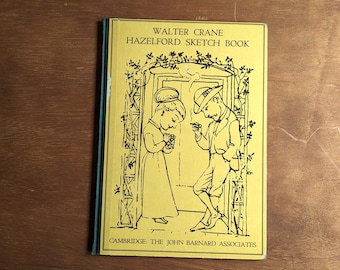 Walter Crane Hazelford Sketchbook: Vintage Art Book, 1937