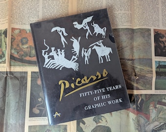 Picasso Fifty Five Years of His Graphic Work 1965 Vintage Art Book