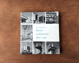 Vintage Dutch Architecture Art Book: Netherlands 1966