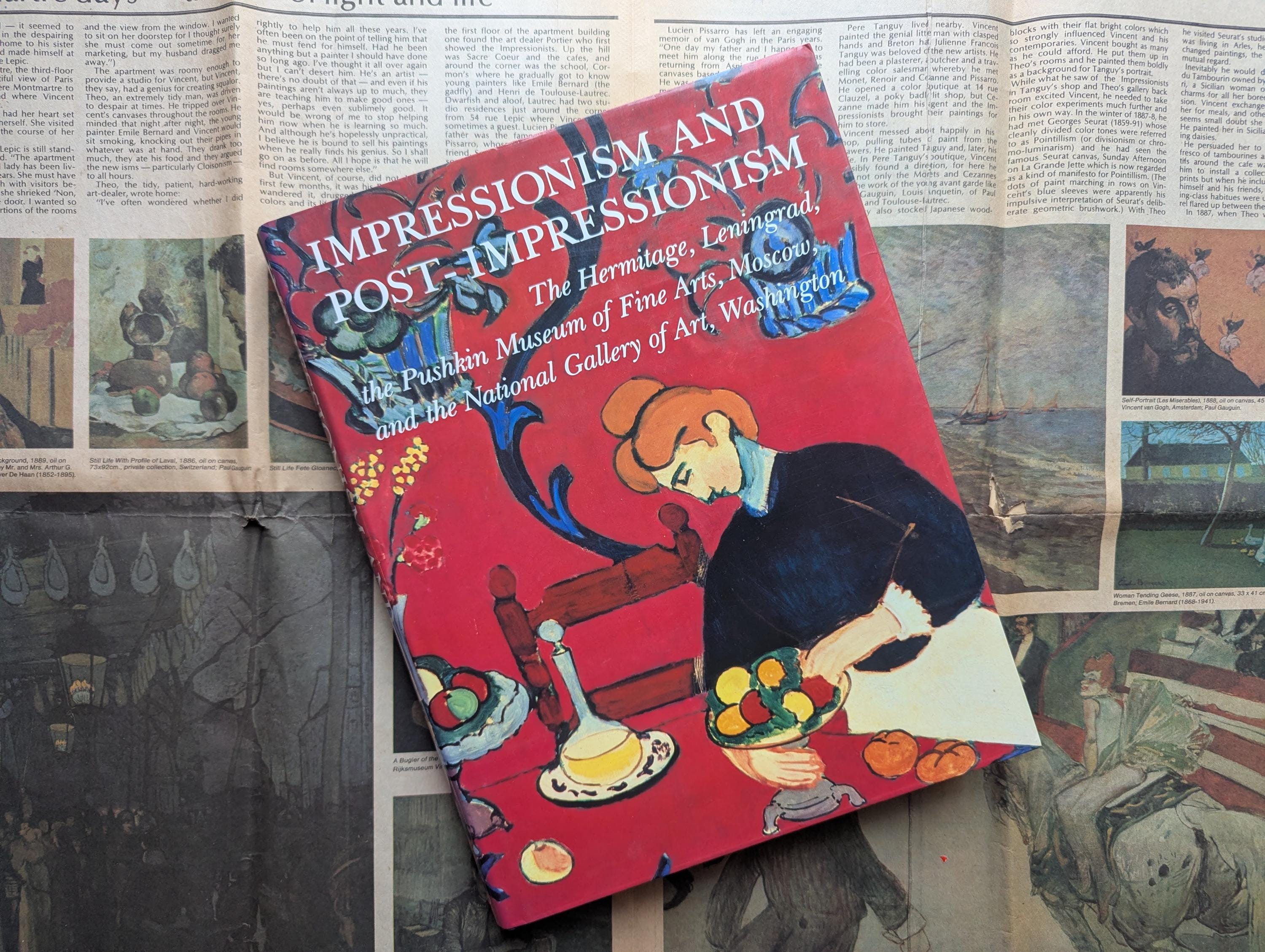 Impressionism and Post-impressionism 1986 Vintage Art Book Modern