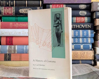 Vintage Fashion History Book: 1963 Costume Design & Patterns