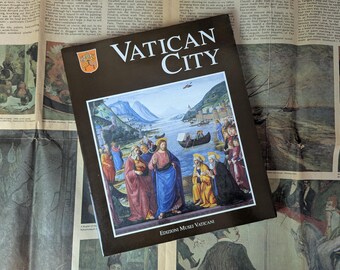 Vatican City 1997 Vintage Art Book Paperback Catholic History