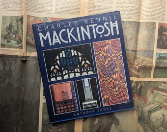 Charles Rennie Mackintosh 1994 Vintage Art Book Architecture & Design