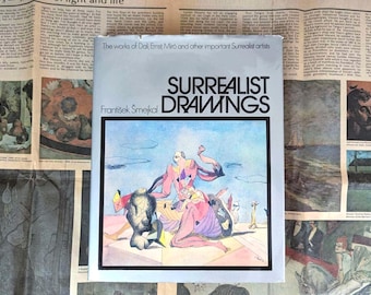 Surrealist Drawings by Frantiskek Smejkal 1974 Modern Art Vintage Art Book