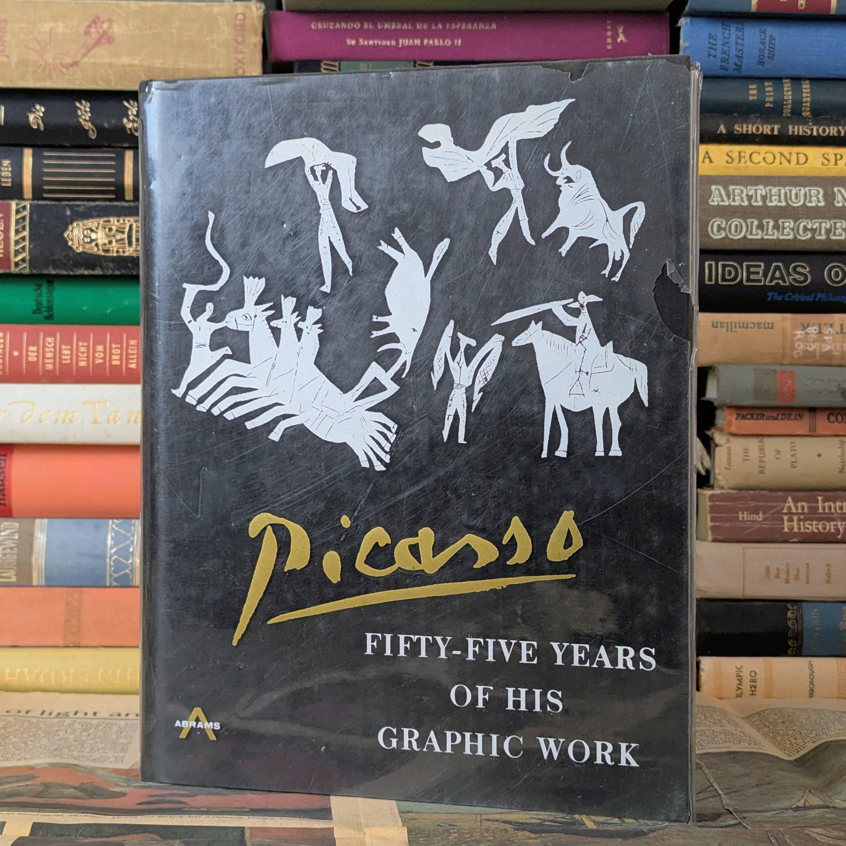 Picasso Fifty Five Years of His Graphic Work 1965 Vintage Art Book